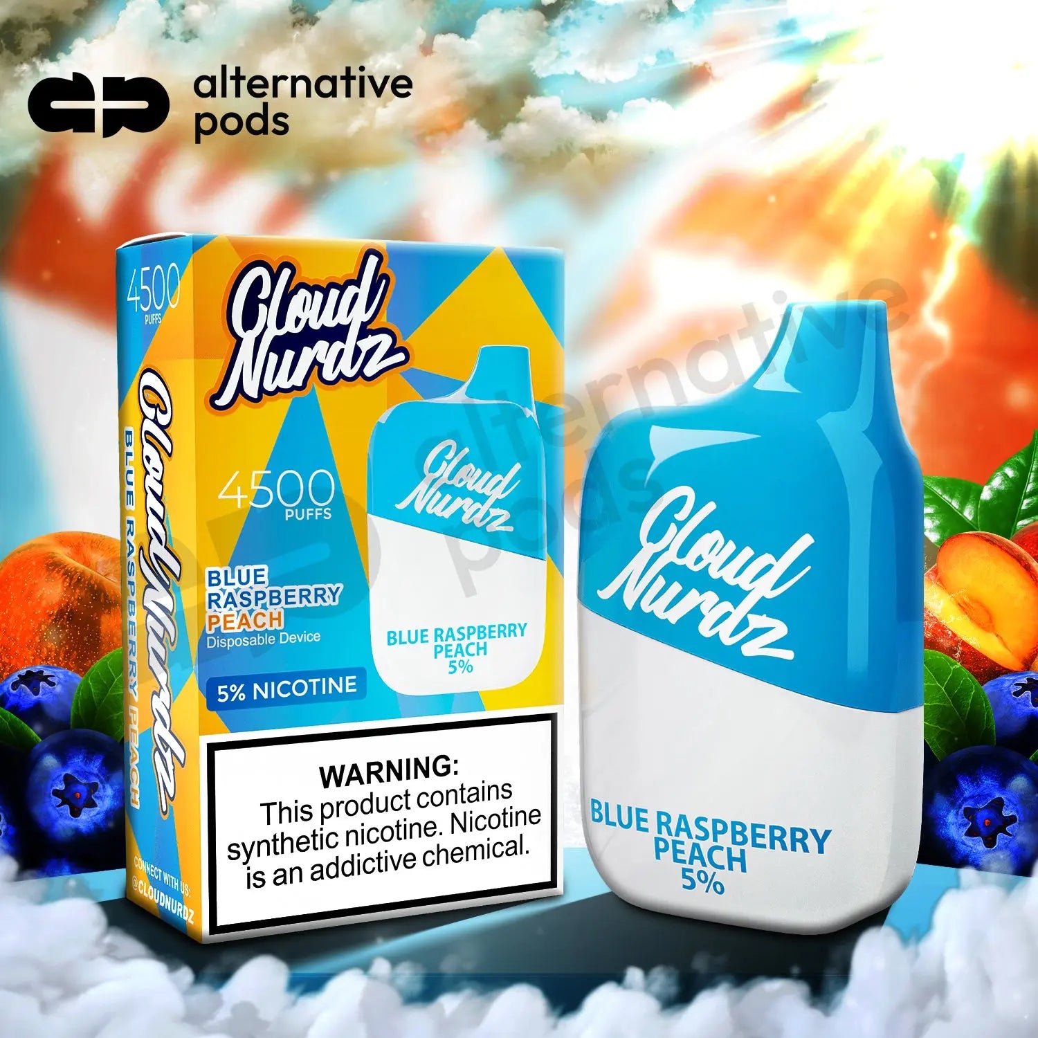 Cloud Nurdz 4500 Puffs Disposable Vape - Alternative pods | Online Vape & Smoke Shop