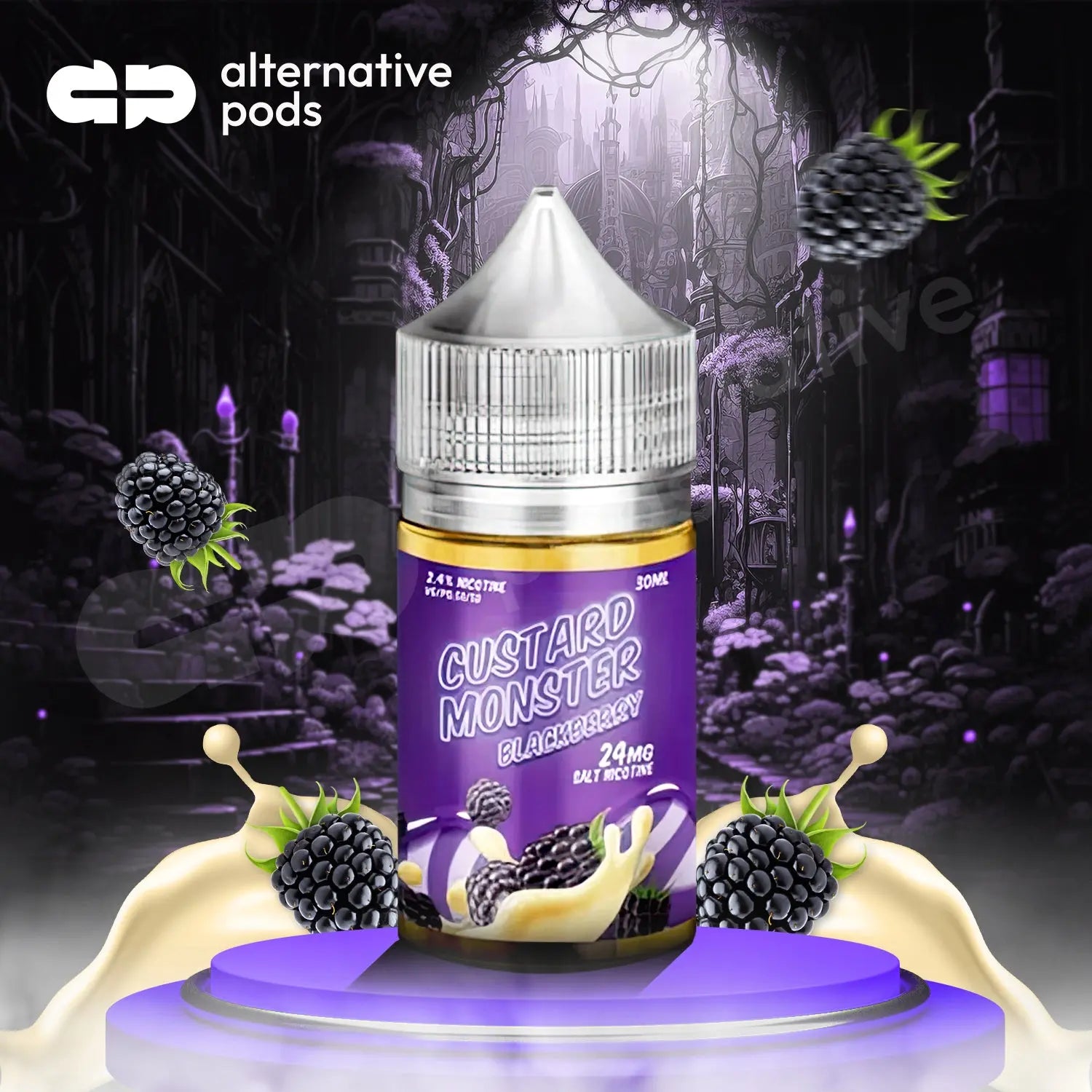 Cloud Nurdz Salts Tobacco-Free Nicotine Salt E-Liquid 30ML Cloud Nurdz - Blackberry 