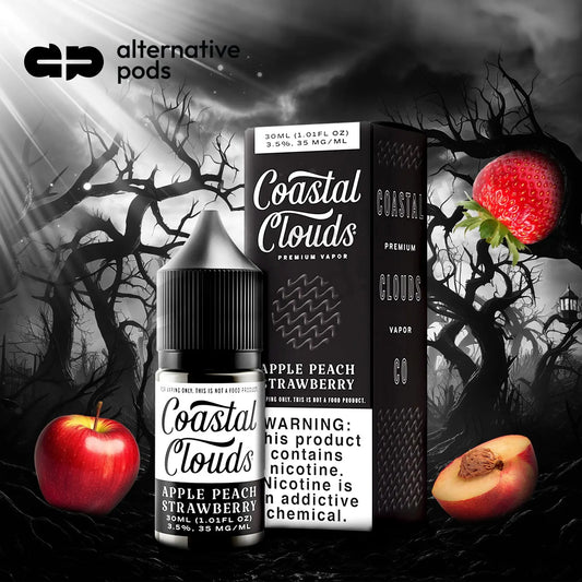 Coastal Clouds Premium Vapor Nicotine Salt E-Liquid 30ML - Alternative pods | Online Vape & Smoke Shop