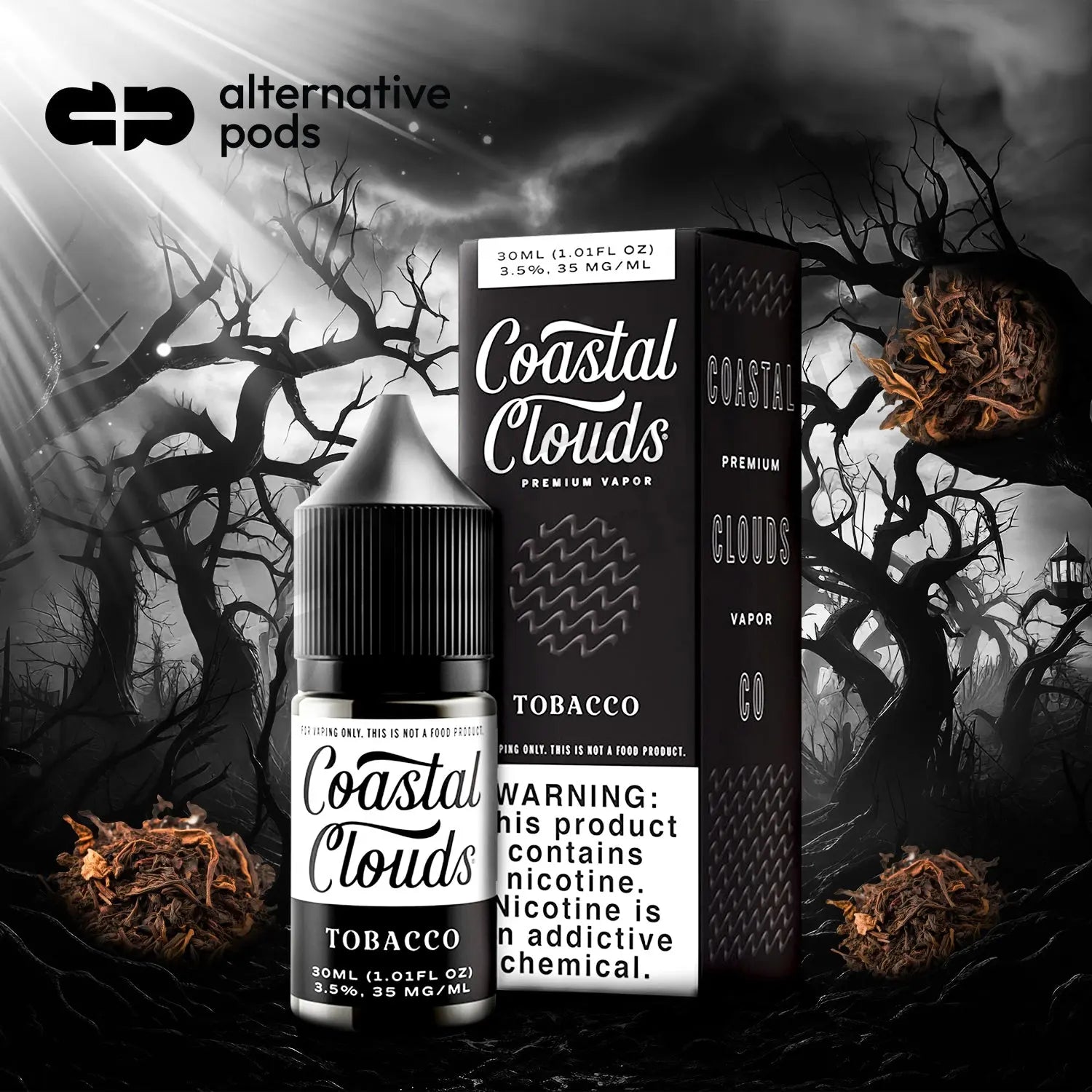 Coastal Clouds Premium Vapor Nicotine Salt E-Liquid 30ML - Alternative pods | Online Vape & Smoke Shop