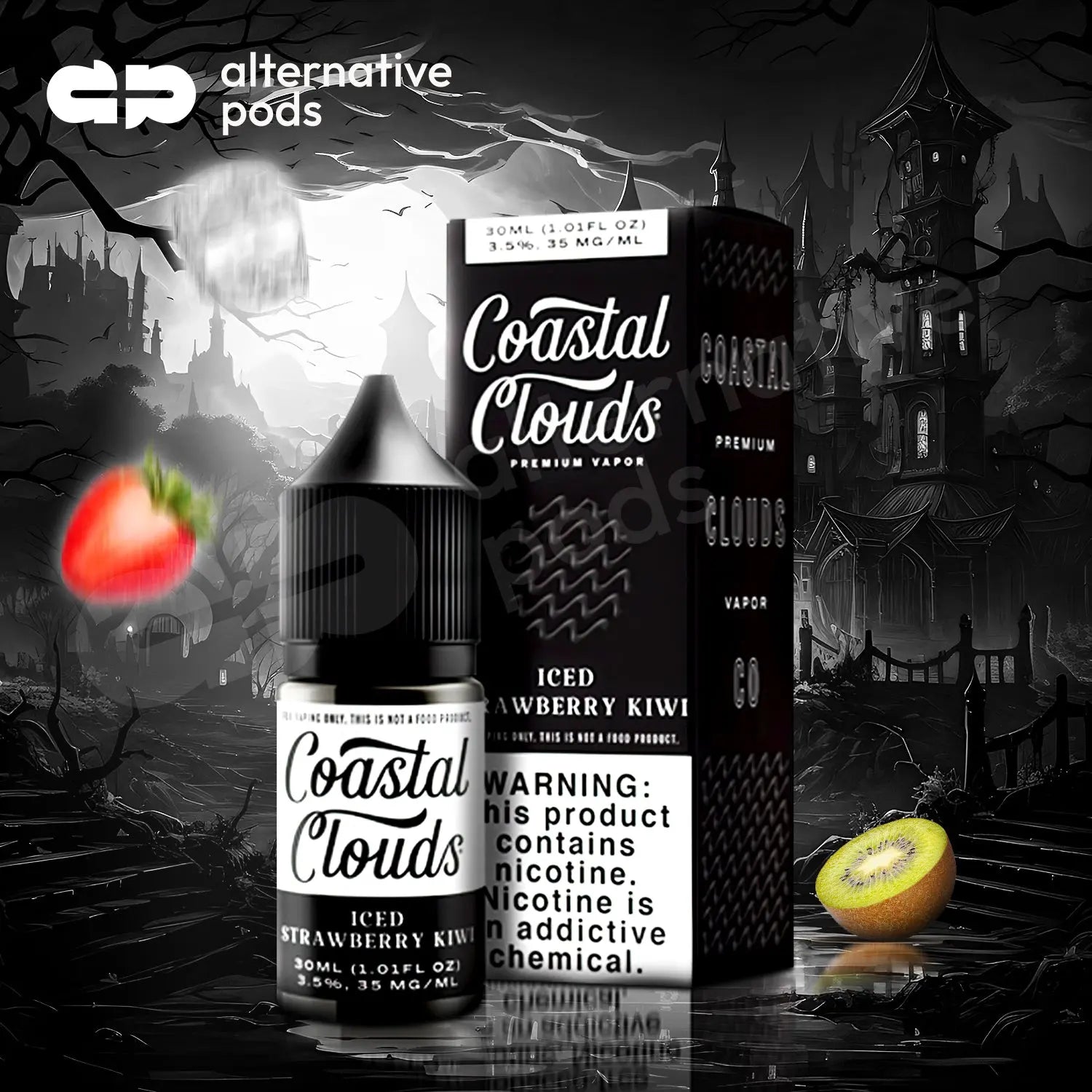 Coastal Clouds Premium Vapor Synthetic Nicotine Salt E-Liquid 30ML - Alternative pods | Online Vape & Smoke Shop