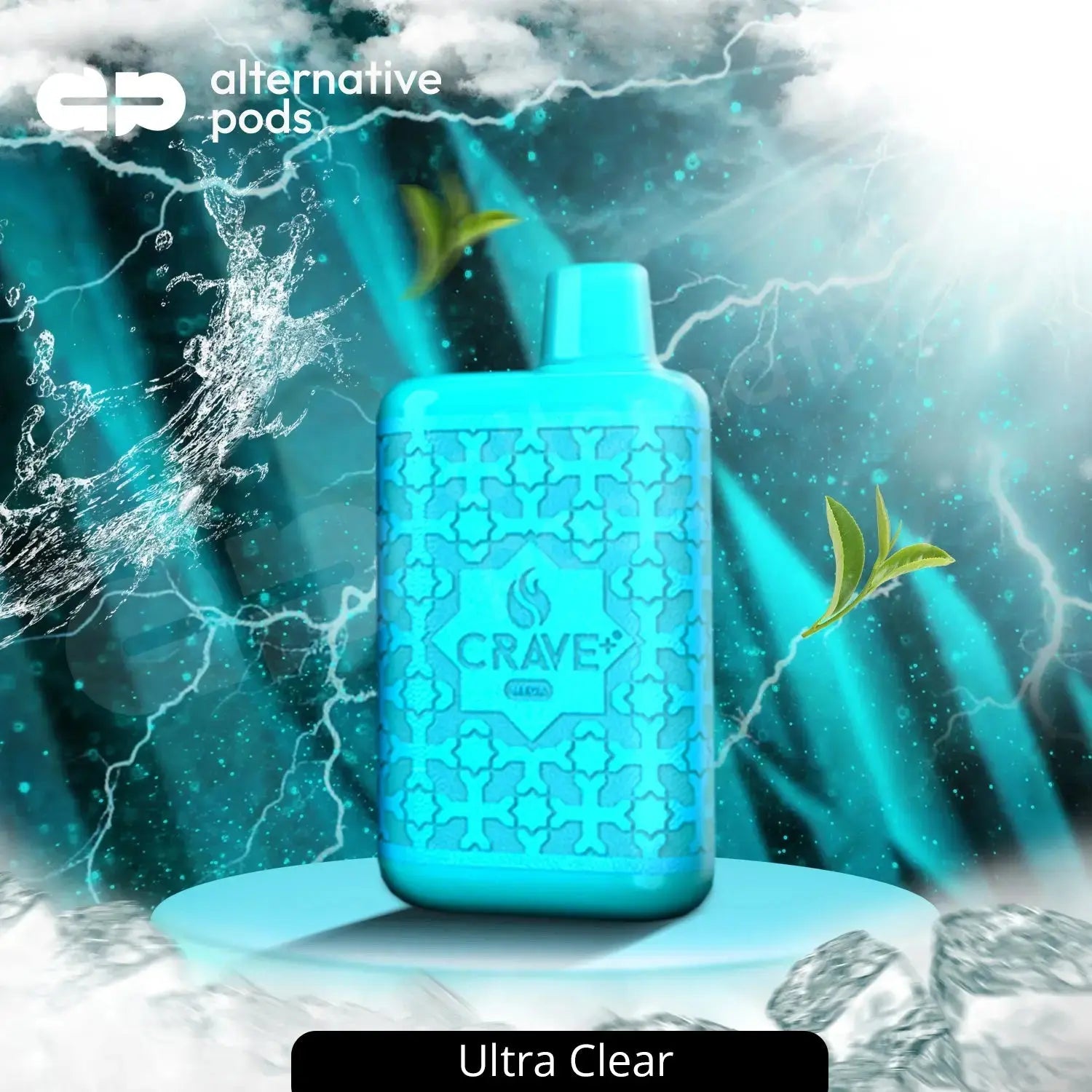 Crave Plus Mega 5500 Puffs Disposable Vape - Ultra Clear 