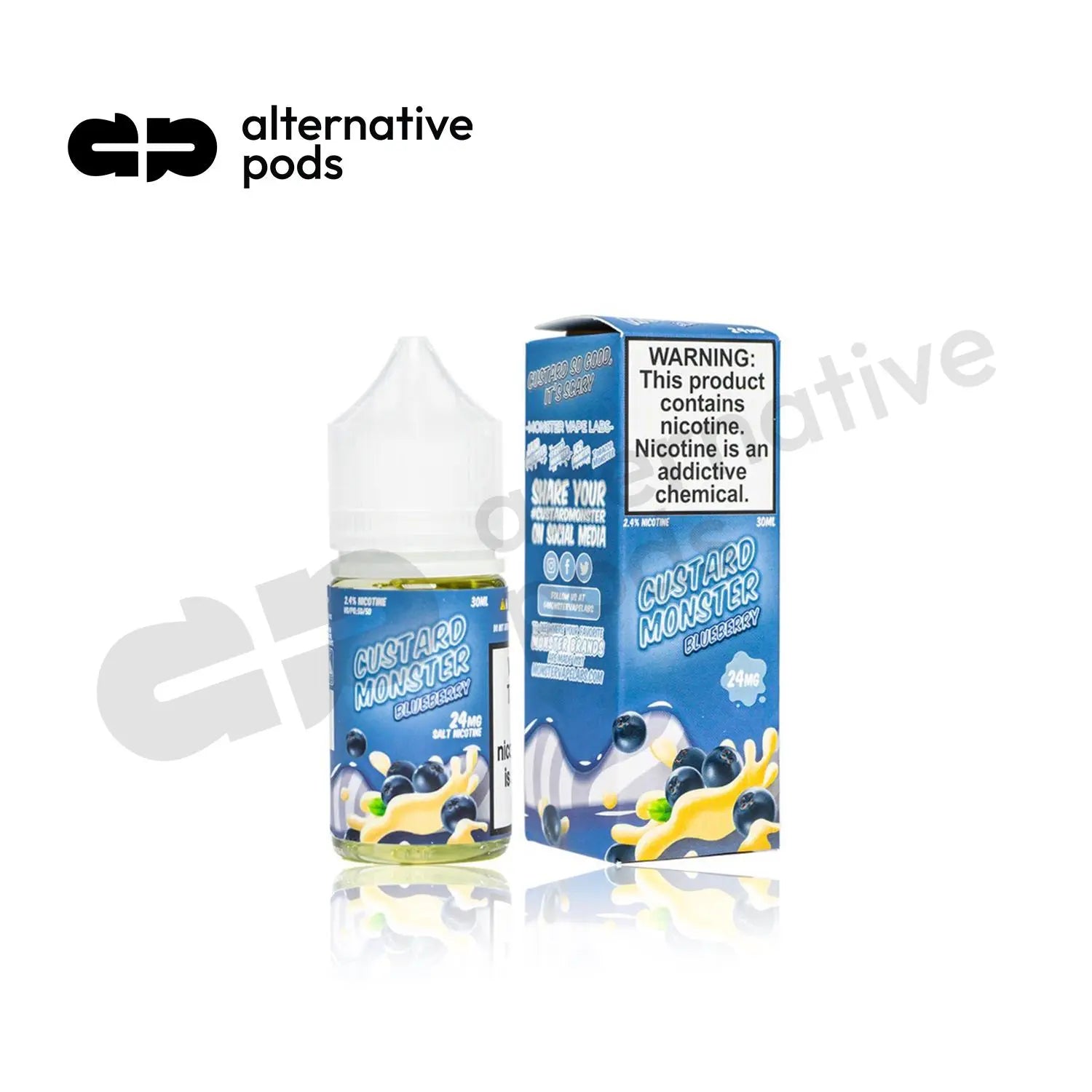 Custard Monster Synthetic Nicotine E-Liquid 100ML - Alternative pods | Online Vape & Smoke Shop