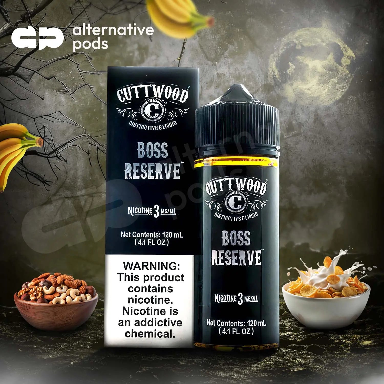 Cuttwood Boss Reserve E-Liquid 120ML - Boss Reserve 