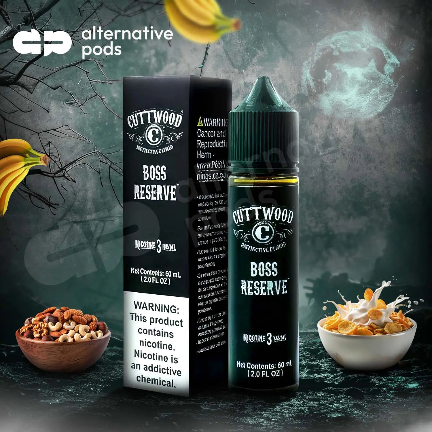 Cuttwood Boss Reserve E-Liquid 60ML Cuttwood