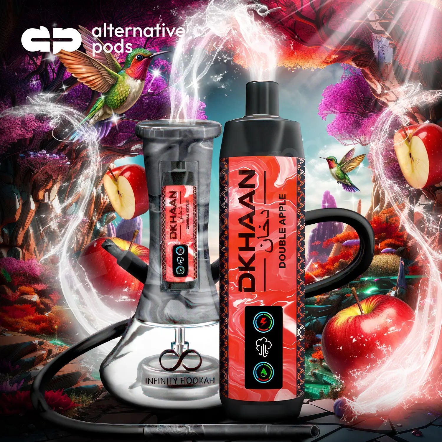 DKHAAN 15000 PUFFS DISPOSABLES BIG CLOUD - Double Apple 