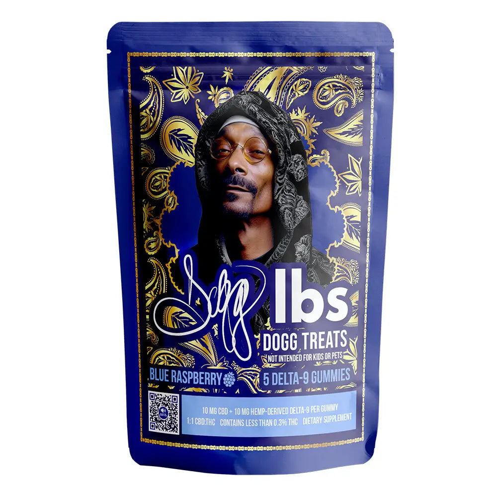 Dogg Lbs Dogg Treats by Snoop Dogg Delta-9 Gummies 100MG Snoop LBS - Blue Raspberry 