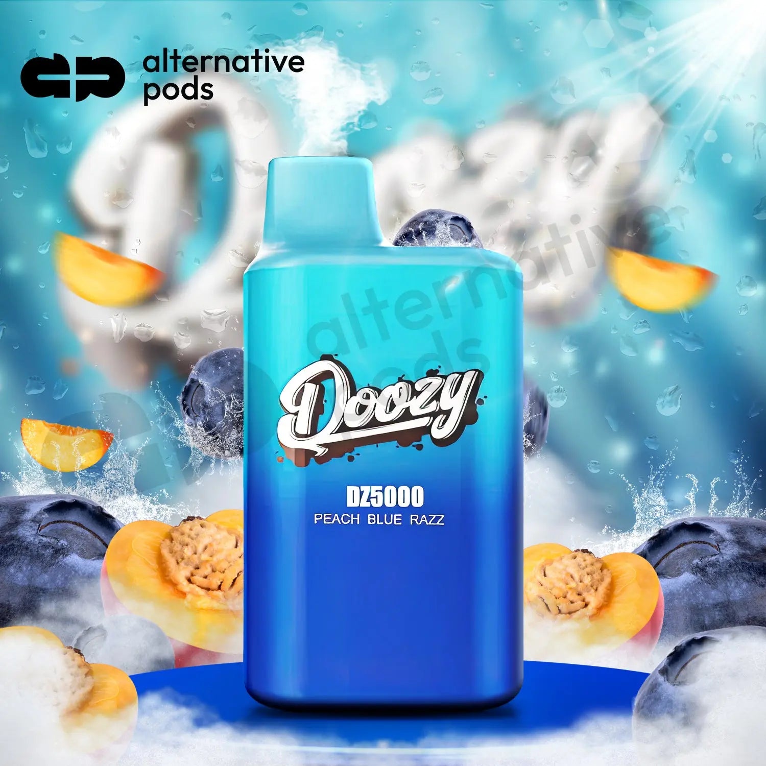 Doozy DZ5000 Disposable - Peach Blue Razz 