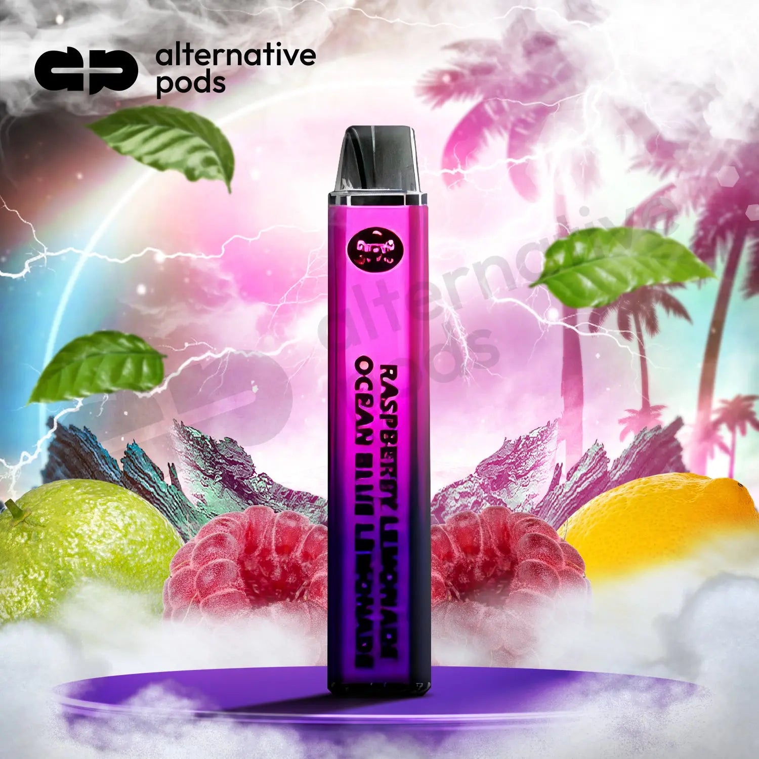 Dr Fog 2in1 Disposable Vape - Raspberry Lemonade / Ocean Blue Lemonade 