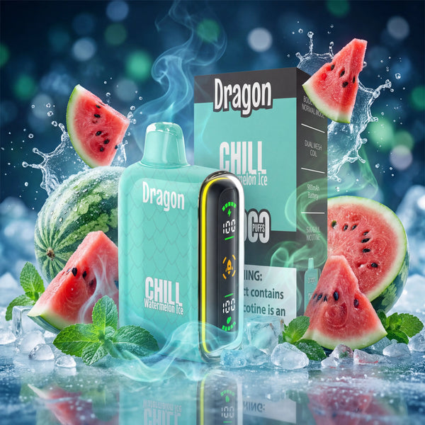 Dragon 20K Disposable Vape  Dual Mesh, 5% Nicotine, Up to 20,000
