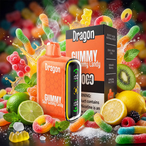 Dragon 20K Disposable Vape  Dual Mesh, 5% Nicotine, Up to 20,000