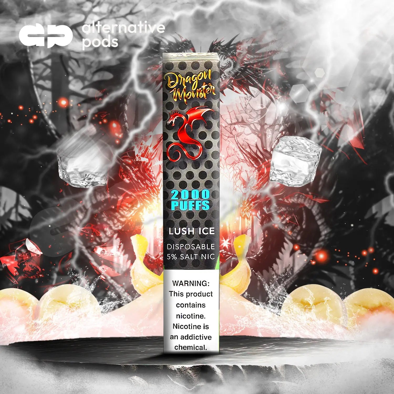 Dragon Monster 2000 Puffs Vape Dragon Monster 2000 Puffs Vape
