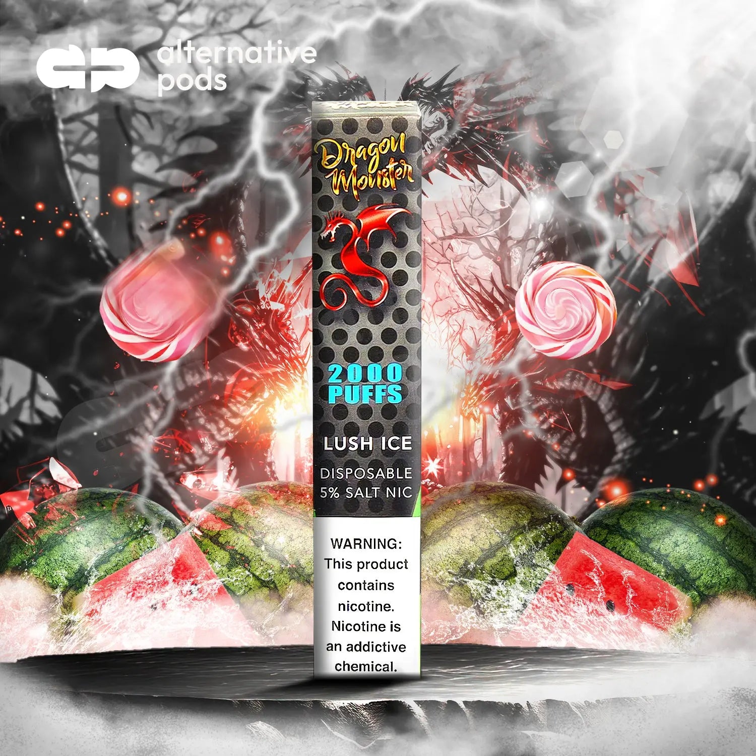 Dragon Monster 2000 Puffs Vape Dragon Monster 2000 Puffs Vape