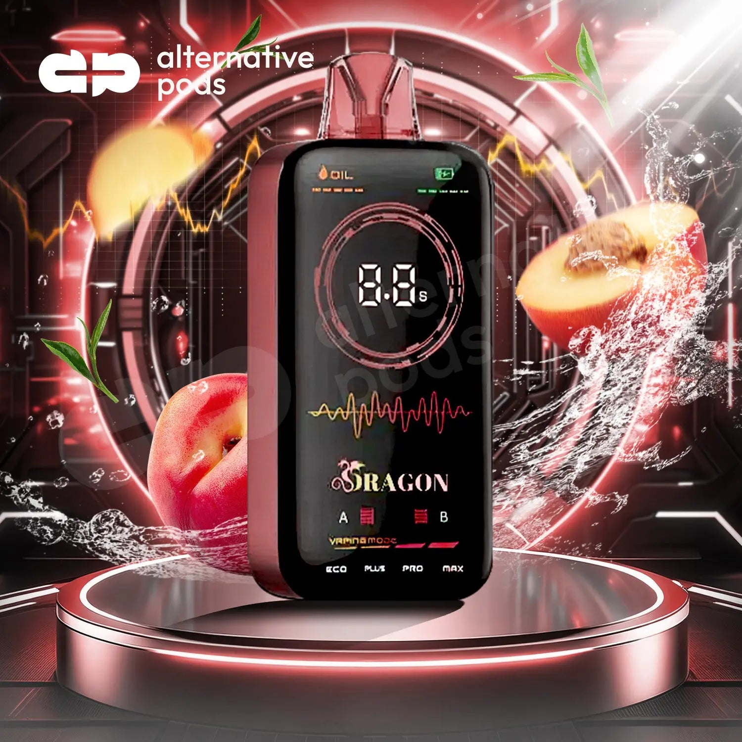 Dragon Zero 16k Disposable 0% - Peach Juice 