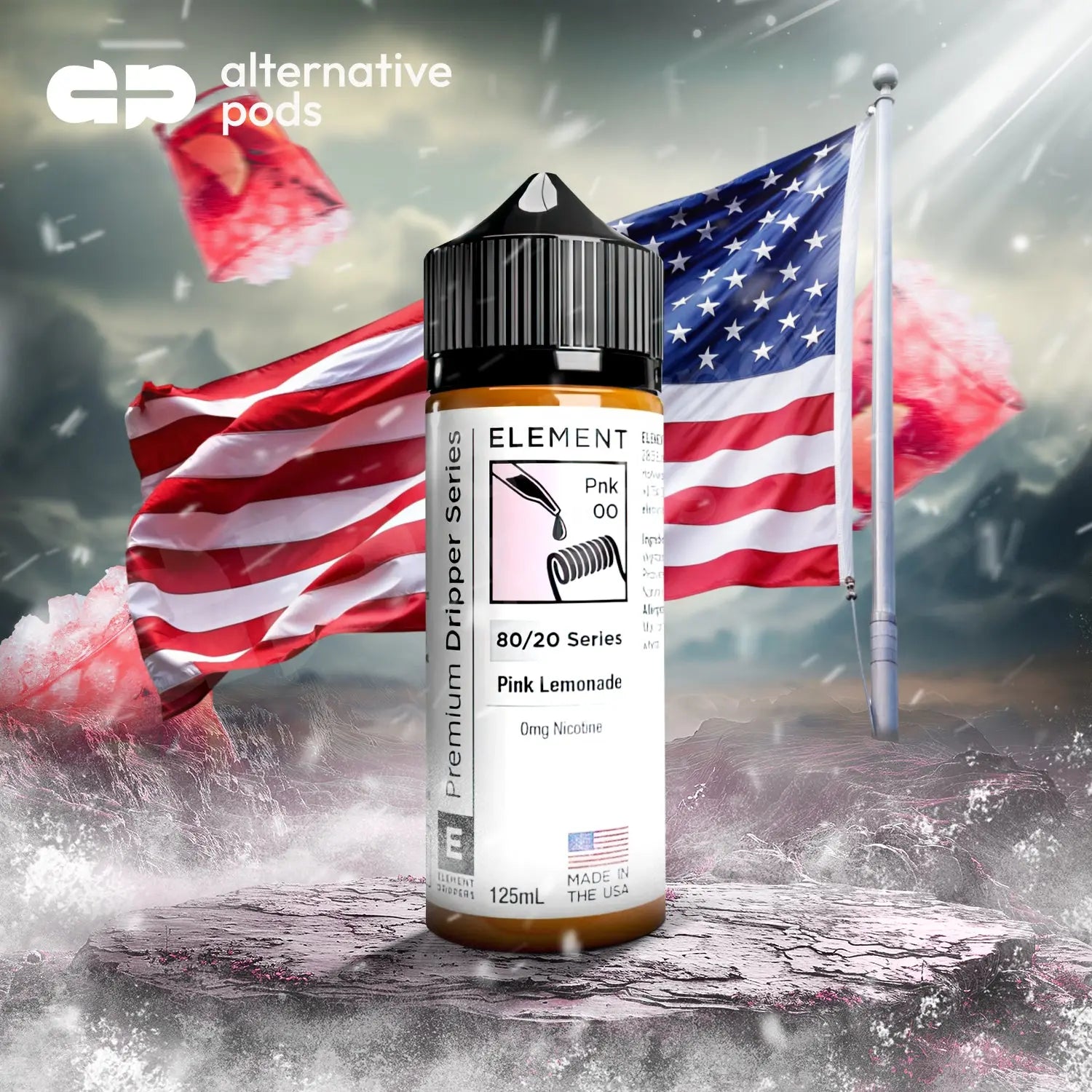 Dripper Series By Element E-Liquid 125ML - Pink Lemonade 