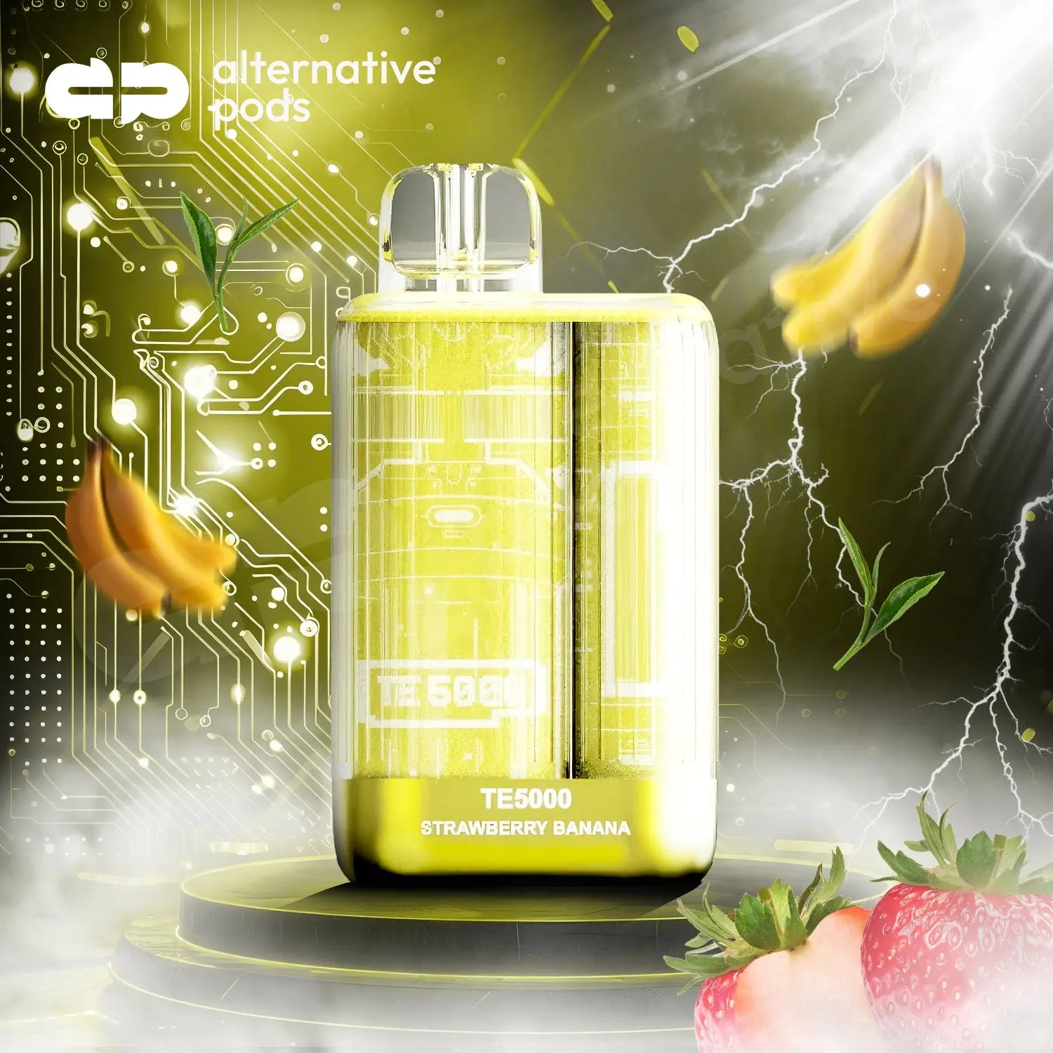 E.B.Design TE5000 Puffs Disposable Vape - Strawberry Banana 