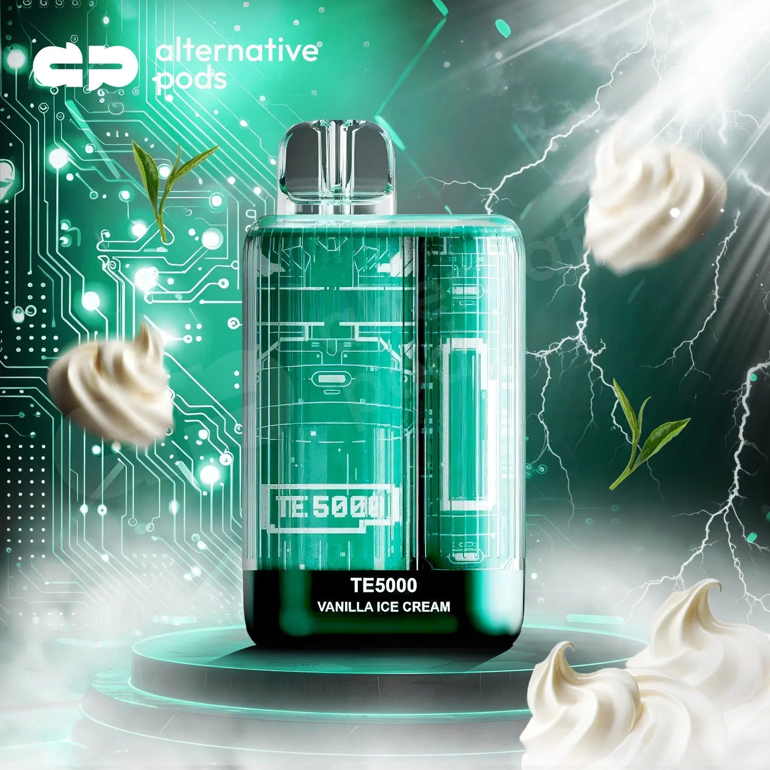 E.B.Design TE5000 Puffs Disposable Vape - Vanilla Ice Cream 