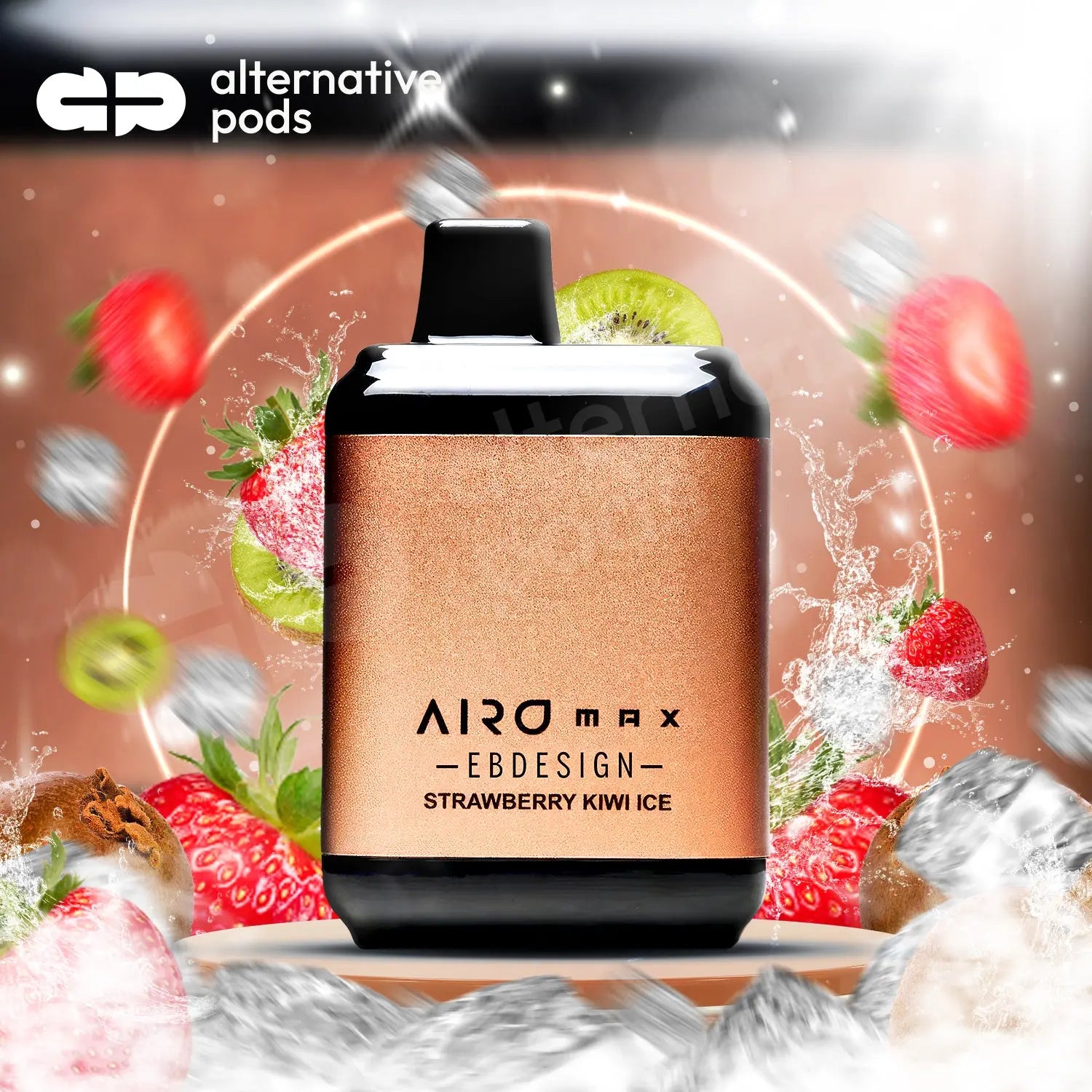 EB Design Airo Max 5000 Disposable Vape - Strawberry Kiwi Ice 