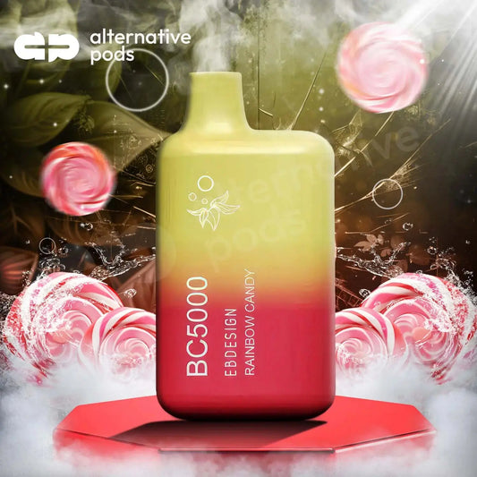 EB Design BC5000 0% Zero Nicotine Disposable Vape - Rainbow Candy