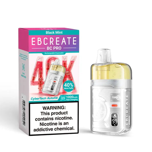 EBCREATE BC Pro 40K Disposable - Black Mint 