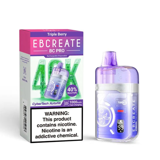 EBCREATE BC Pro 40K Disposable - Triple Berry 
