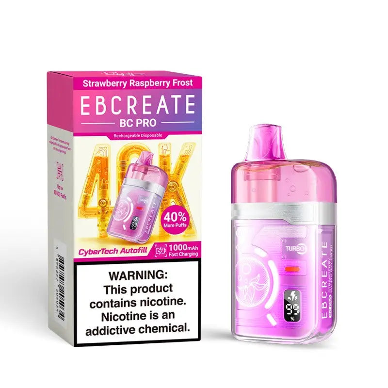 EBCREATE BC Pro 40K Disposable - Strawberry Raspberry Frost 