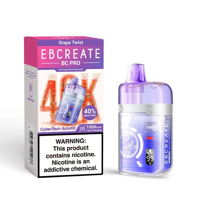 EBCREATE BC Pro 40K Disposable - Grape Twist 