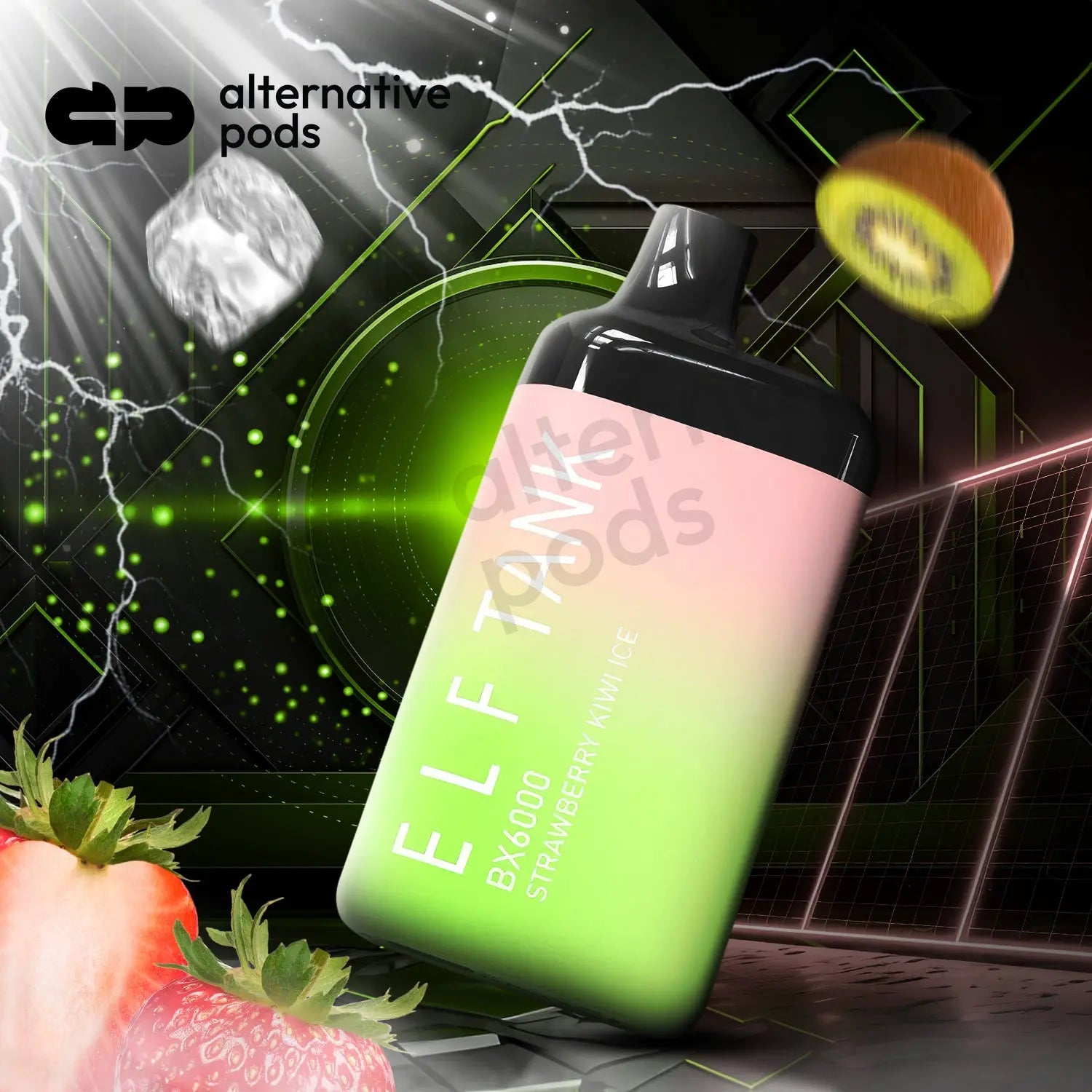 EBDesign BX6000 Disposable Vape - Strawberry Kiwi Ice 