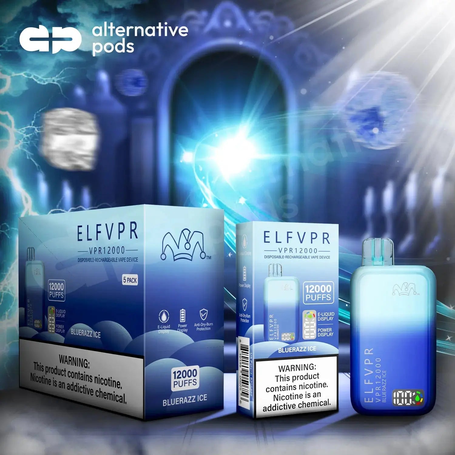 ELF VPR 12000 - Bluerazz Ice 