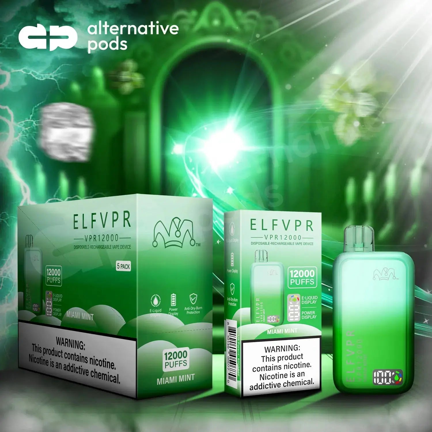 ELF VPR 12000 Disposable Vape - Alternative Pods ELF VPR 12000 Disposable Vape - Alternative Pods