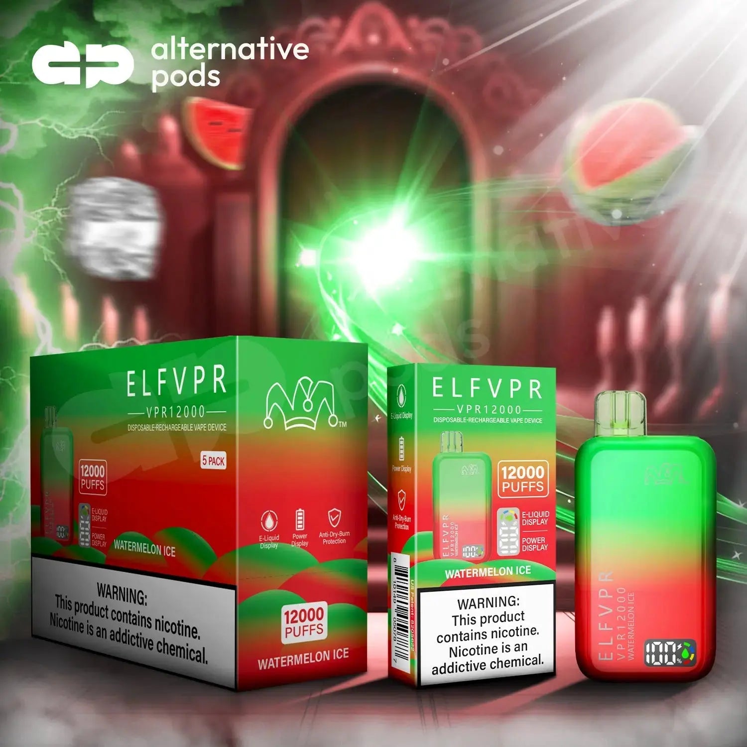 ELF VPR 12000 - Watermelon Ice 