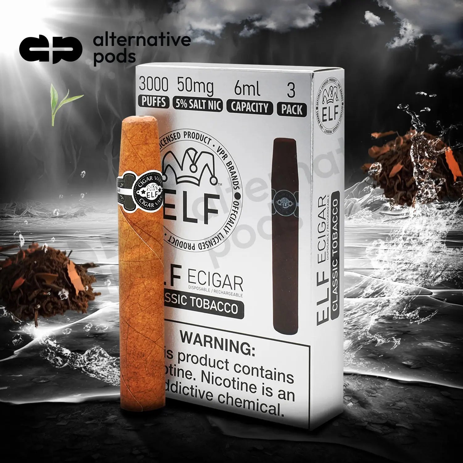 elfbar elfa kaufen CIGAR VAPE POD SYSTEM XO HAVANA main image 0
