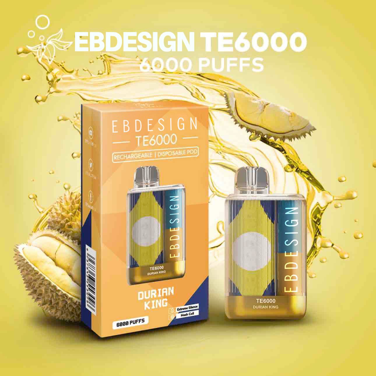 EBDesign TE6000 DISPOSABLE VAPE - Online Vape Shop | Alternative pods | Affordable Vapor Store | Vape Disposables