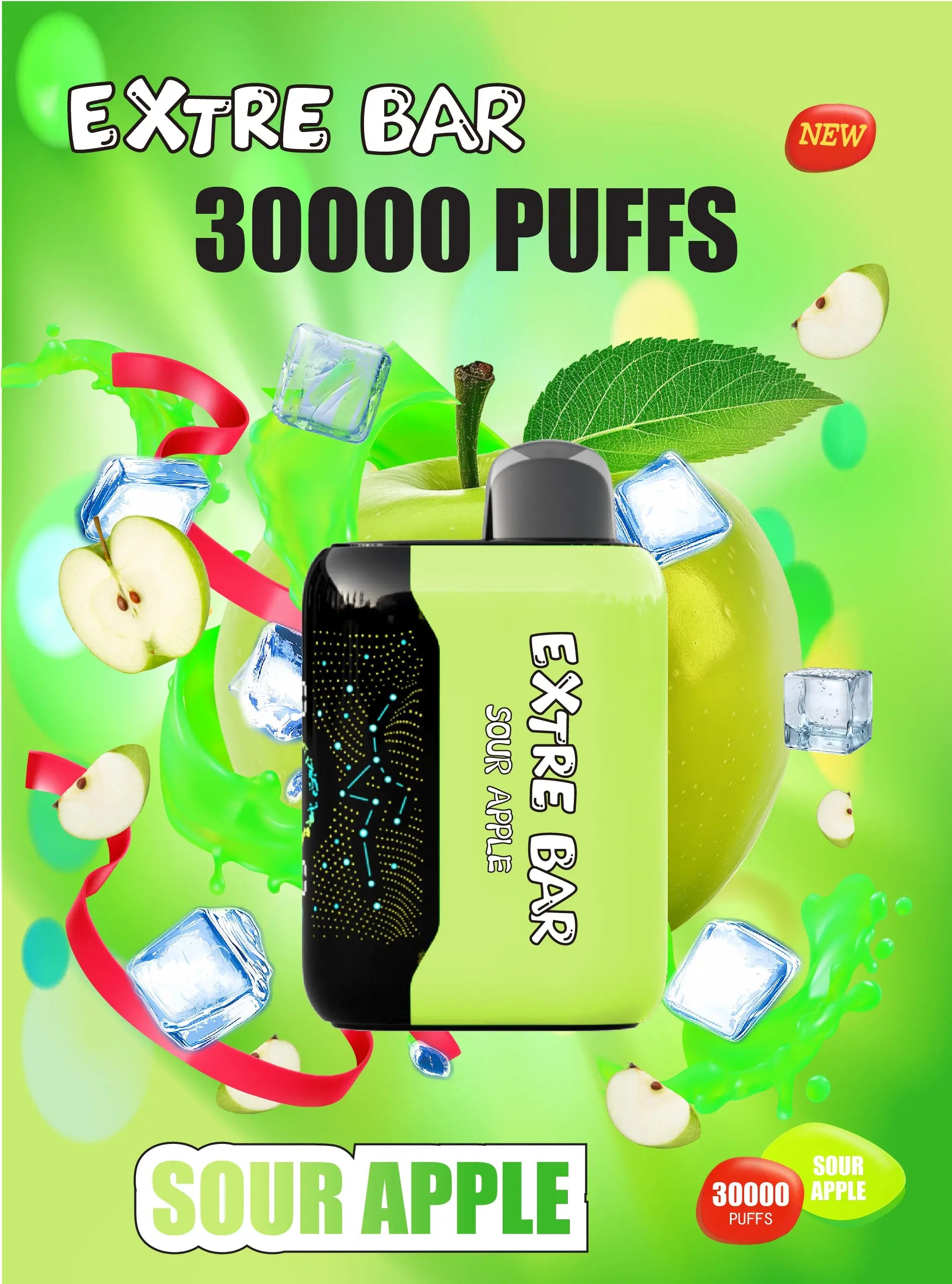 EXTRE BAR 30000 - Sour Apple 