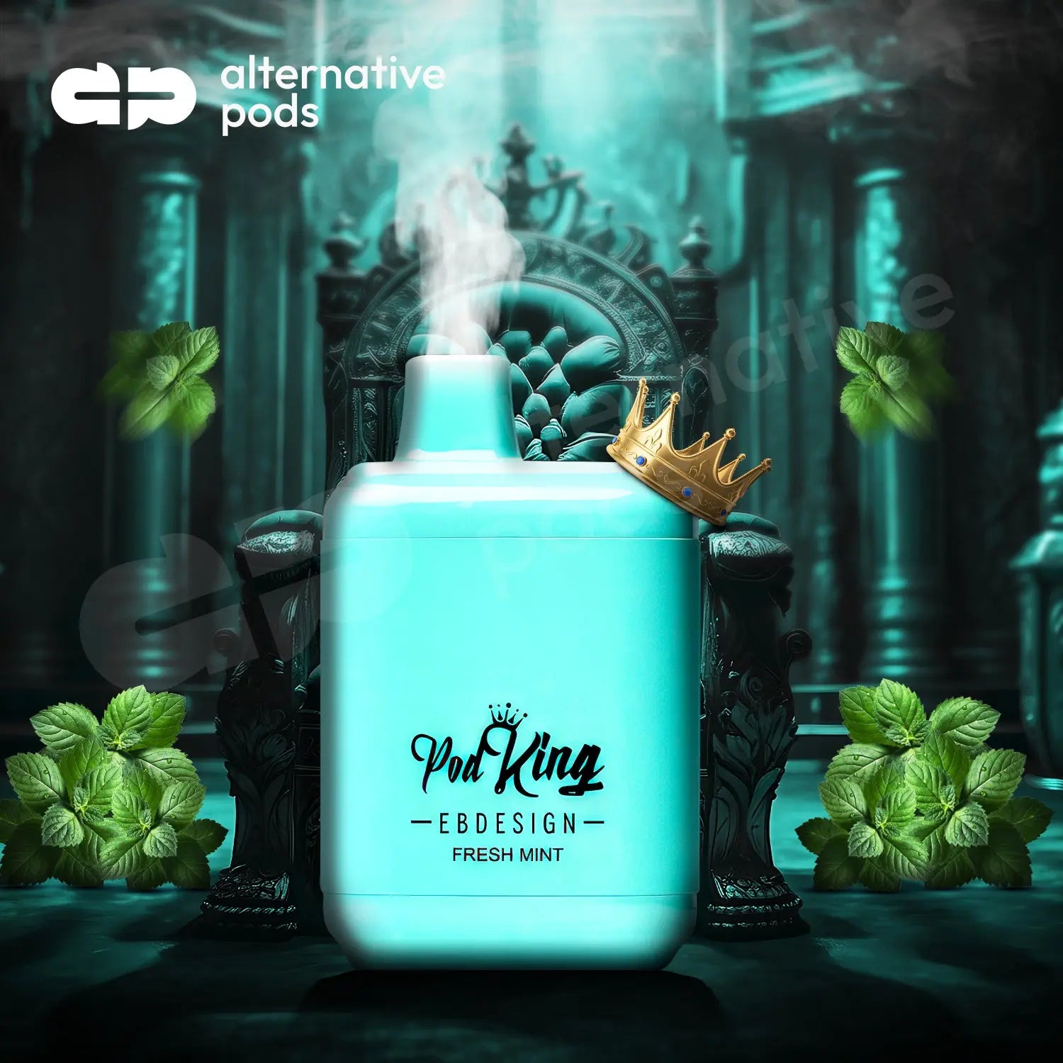 Ebdesign X Podking Xc5000 5% Nic Rechargeable Disposable 5000 Puffs 13.5 - Fresh Mint 