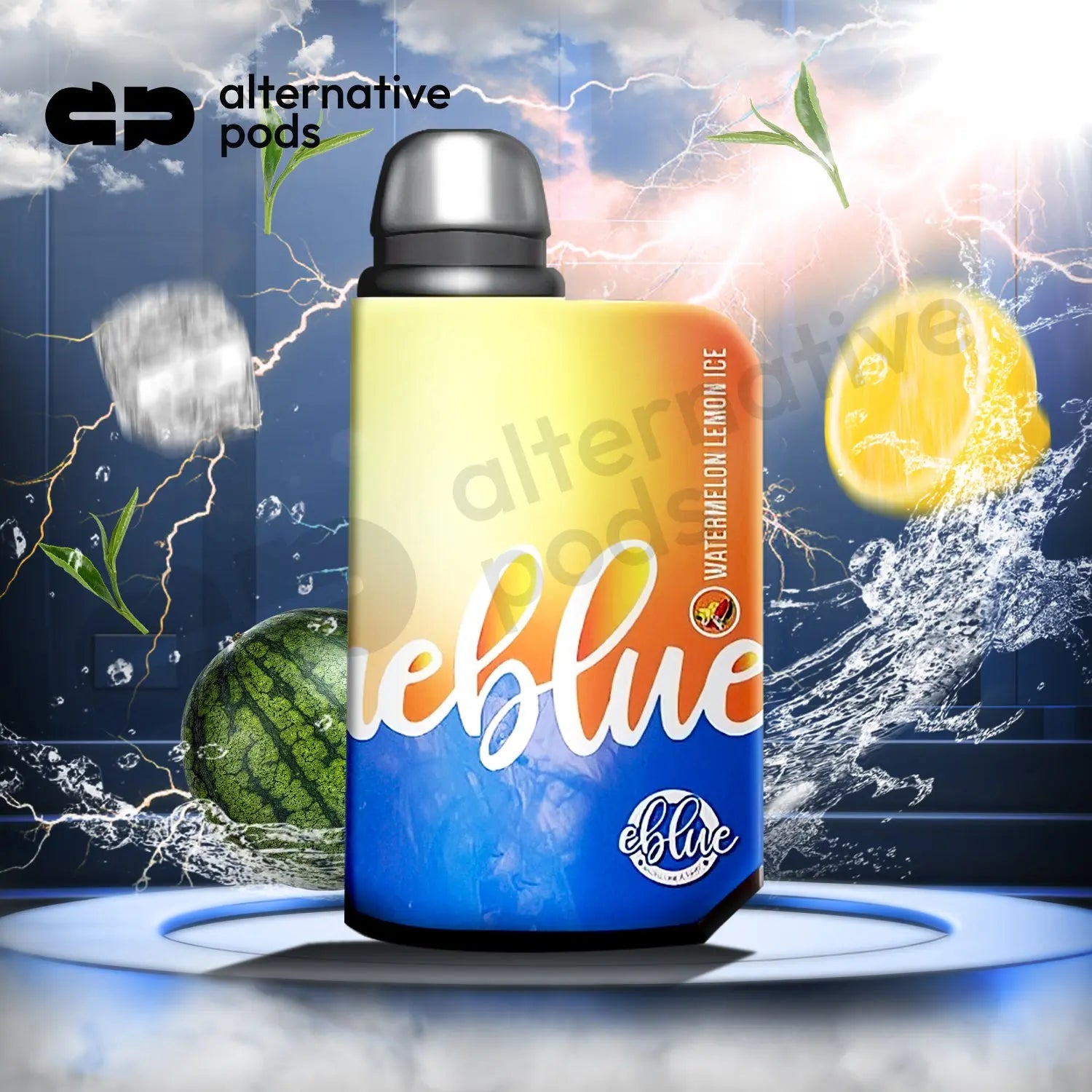 Eblue 6% Disposable (13ml) 5k Puffs - Watermelon Lemon Ice 