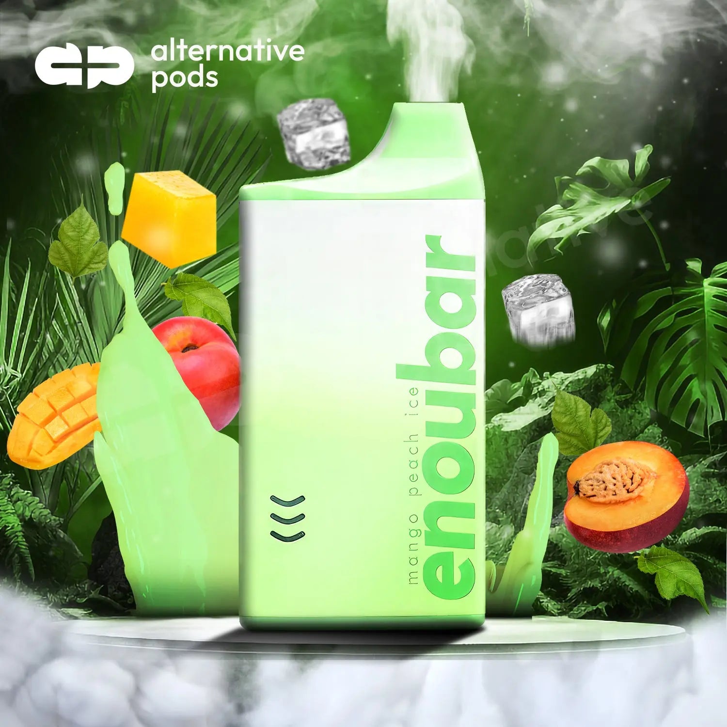 Enoubar 6000 Puffs Disposable Vape - Mango Peach Ice 