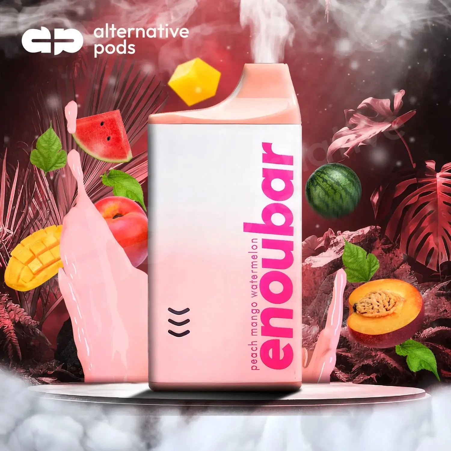 Enoubar 6000 Puffs Disposable Vape - Peach Mango Watermelon 