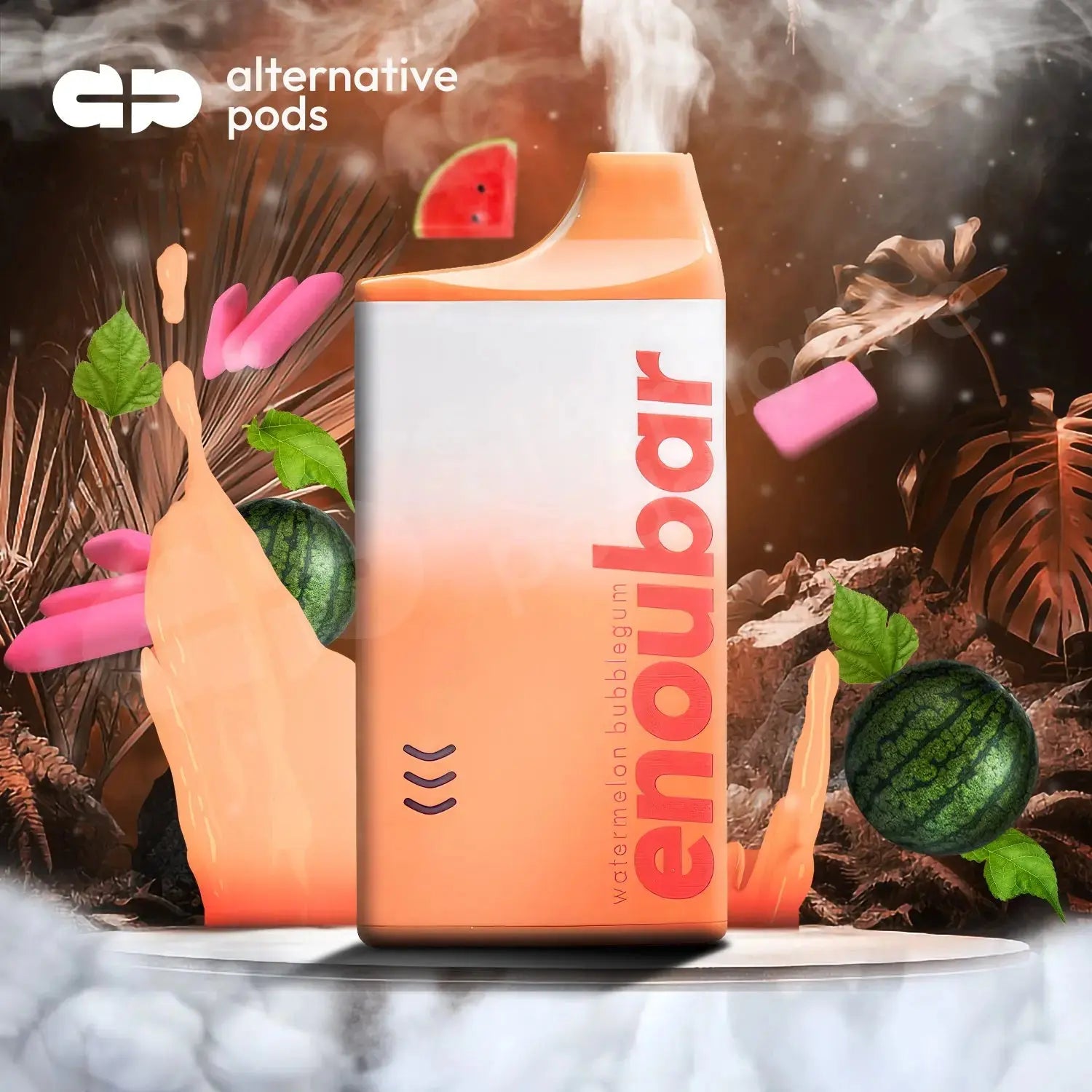 Enoubar 6000 Puffs Disposable Vape - Watermelon Bubblegum 