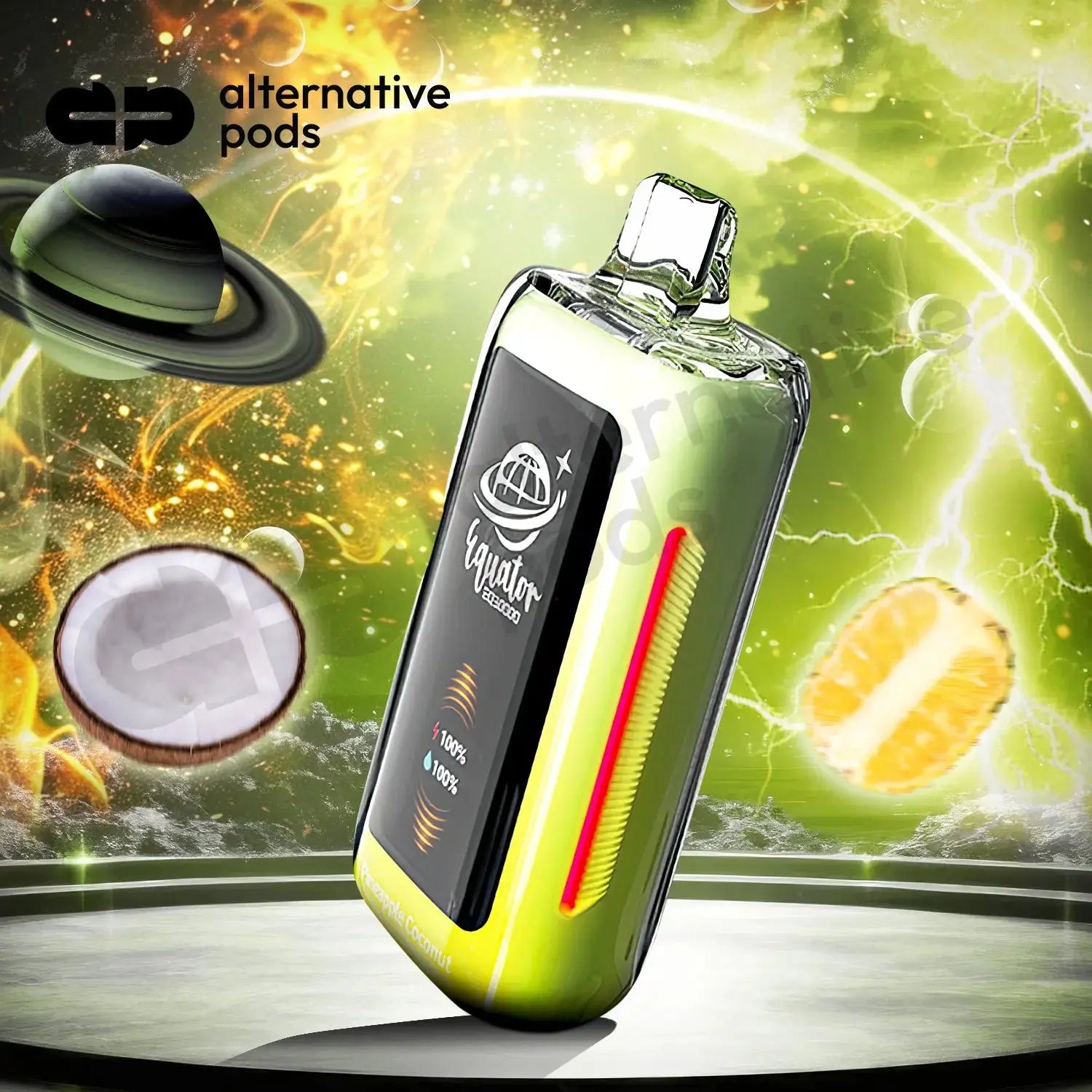 equator eq30000 triple tank & animated screen disposable vape Equator EQ30000 Disposable Vape main image 0