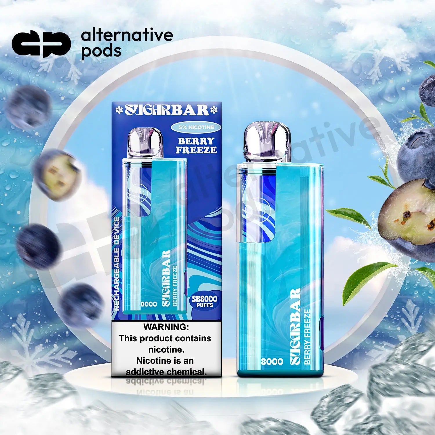 Exobar x Sugarbar SB8000 - Alternative pods | Online Vape & Smoke Shop