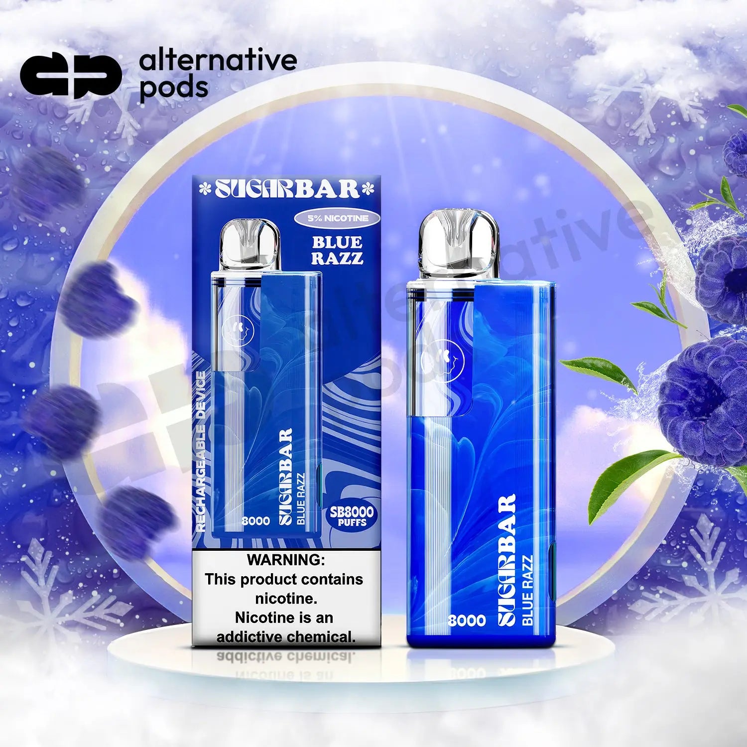 Exobar x Sugarbar SB8000 - Alternative pods | Online Vape & Smoke Shop