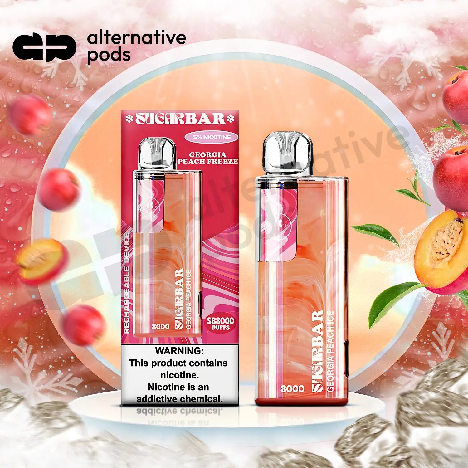 Exobar x Sugarbar SB8000 - Alternative pods | Online Vape & Smoke Shop