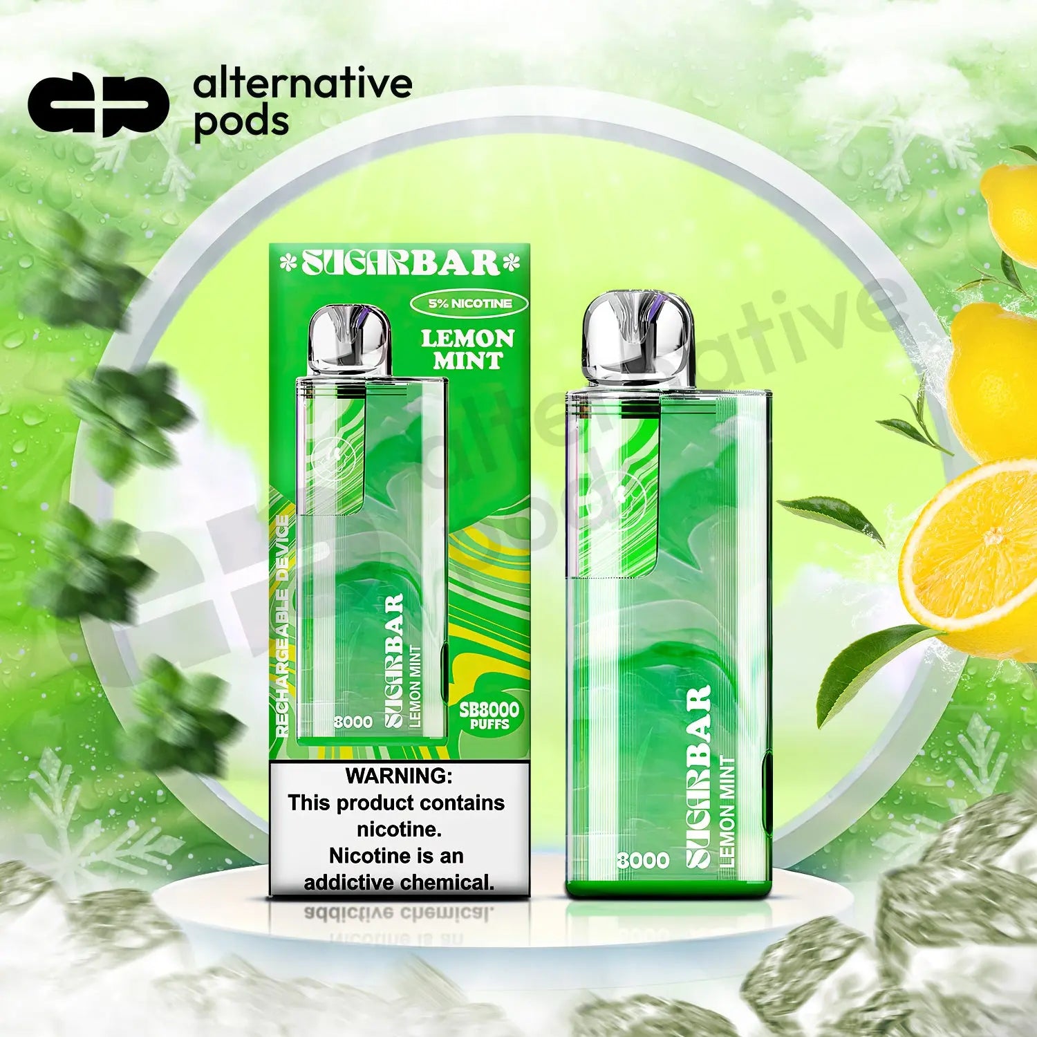 Exobar x Sugarbar SB8000 - Alternative pods | Online Vape & Smoke Shop