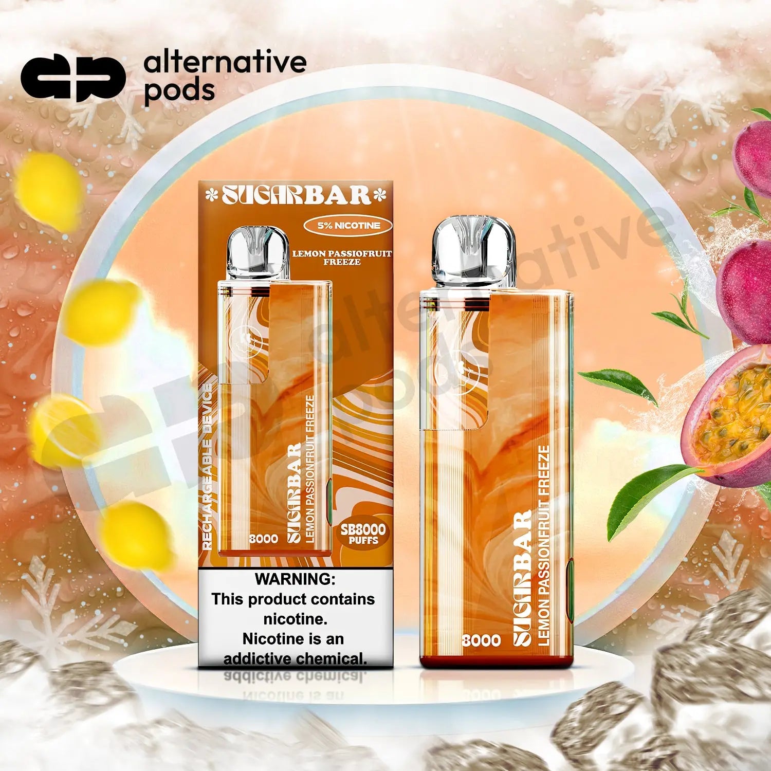 Exobar x Sugarbar SB8000 - Alternative pods | Online Vape & Smoke Shop