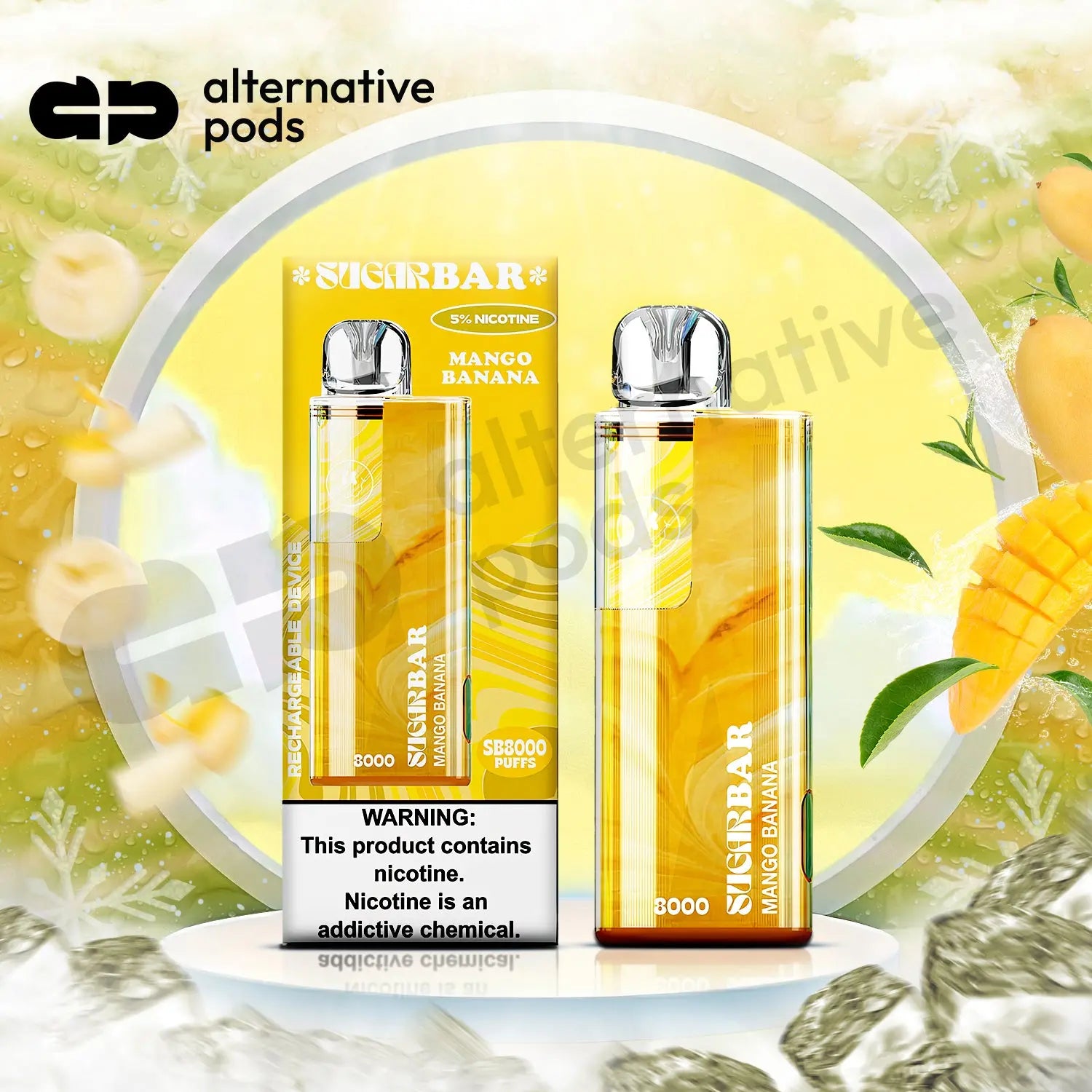 Exobar x Sugarbar SB8000 - Alternative pods | Online Vape & Smoke Shop