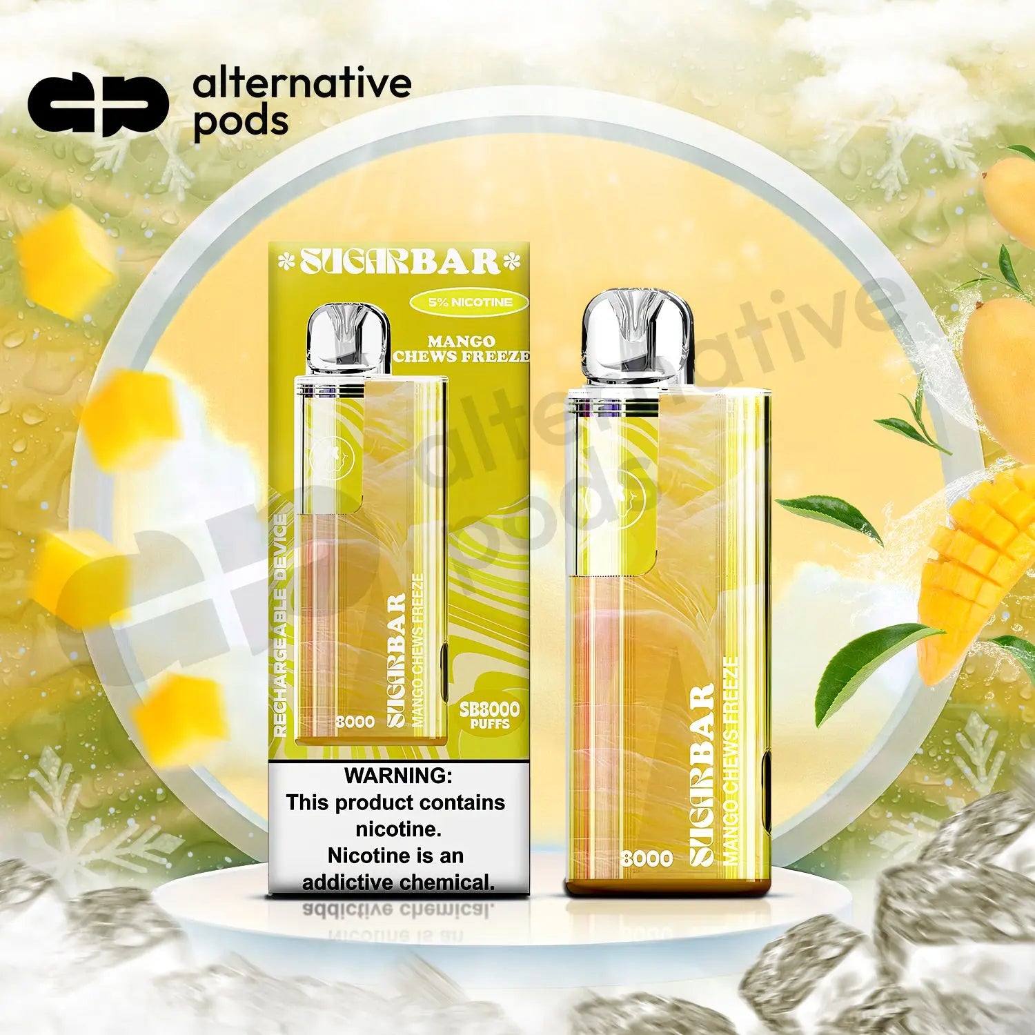 Exobar x Sugarbar SB8000 - Alternative pods | Online Vape & Smoke Shop