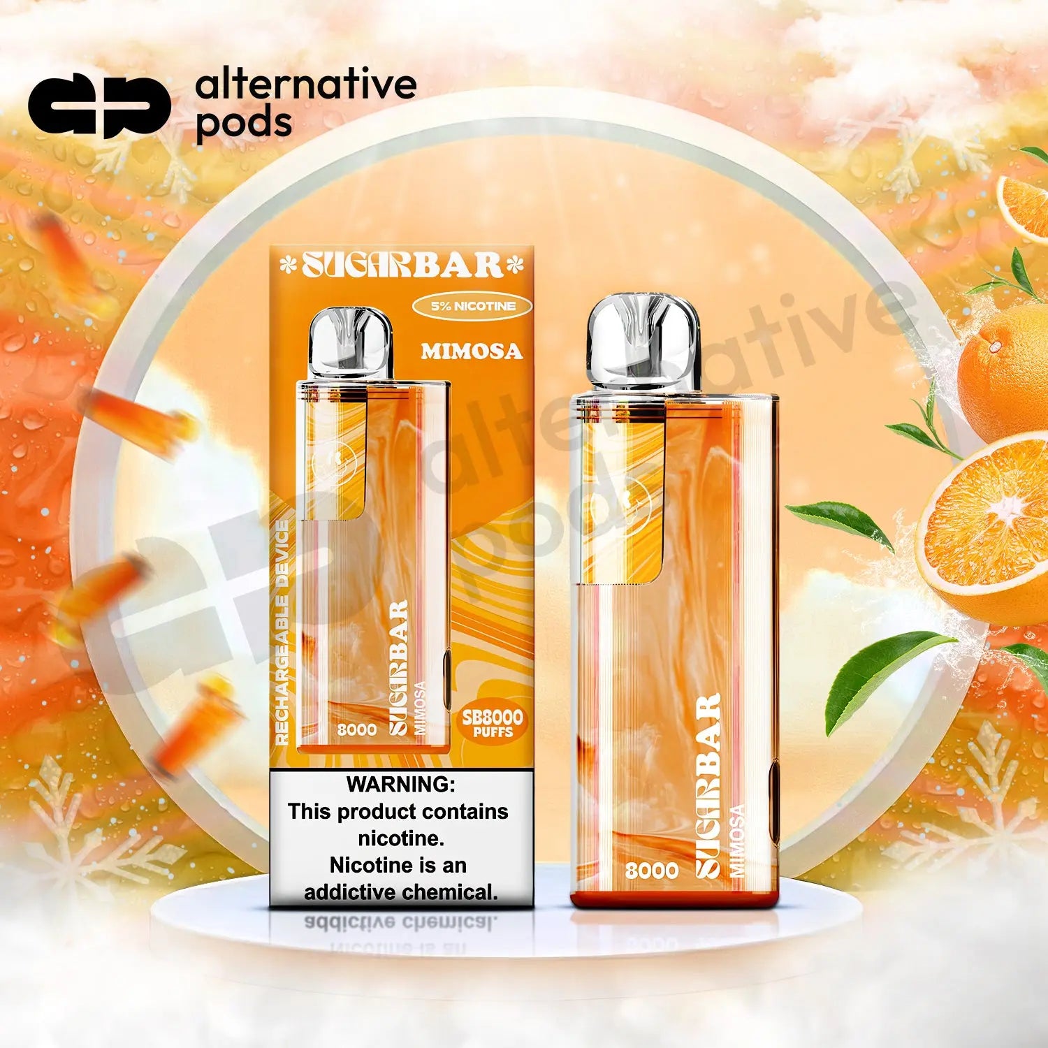 Exobar x Sugarbar SB8000 - Alternative pods | Online Vape & Smoke Shop