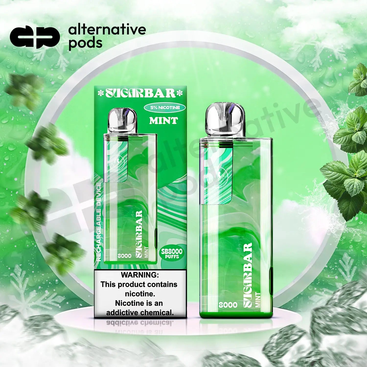 Exobar x Sugarbar SB8000 - Alternative pods | Online Vape & Smoke Shop