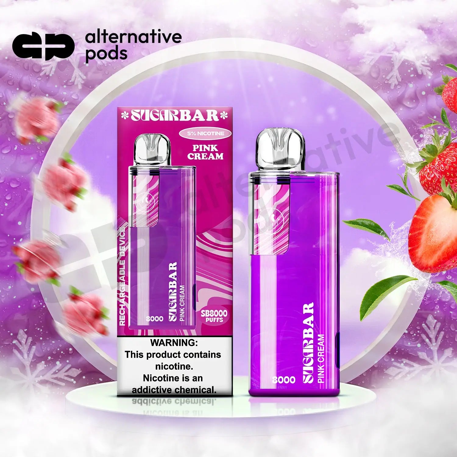 Exobar x Sugarbar SB8000 - Alternative pods | Online Vape & Smoke Shop